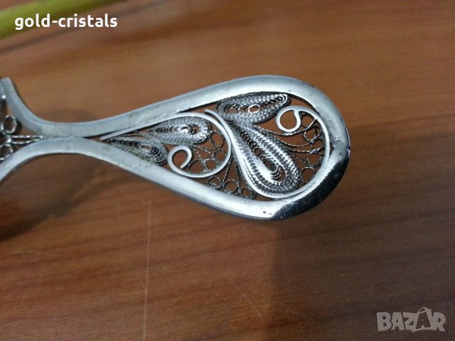 Цедка филигран, снимка 6 - Антикварни и старинни предмети - 34417971