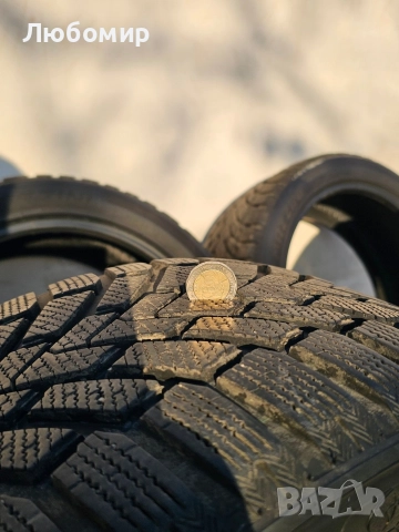 Продавам 18 цола зимни гуми като нови, снимка 3 - Гуми и джанти - 52724341