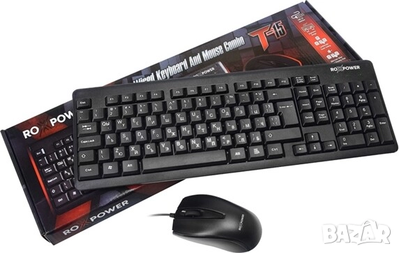 Комплект клавиатура и мишка Roxpower T-15
