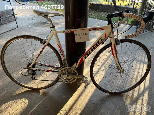 Шосеен велосипед Drag Master – Shimano Ultegra, отлично състояние, снимка 3 - Велосипеди - 51871869