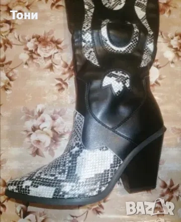 Нови Кожени Дамски Чизми 39 