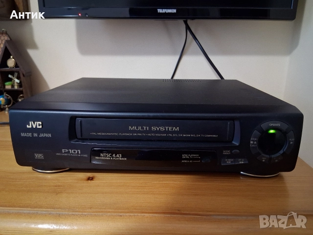 Видео Рекордер JVC P101 Multi System Made in Japan, снимка 4 - Плейъри, домашно кино, прожектори - 52927734