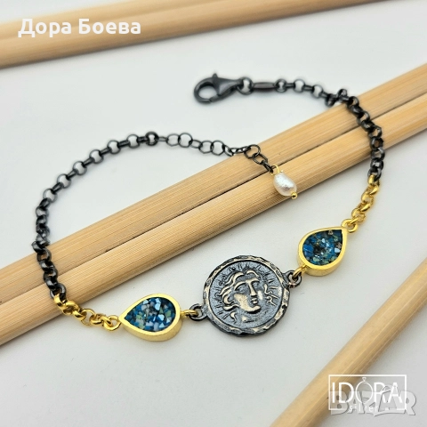 Сребърна гривна: "Офелия"