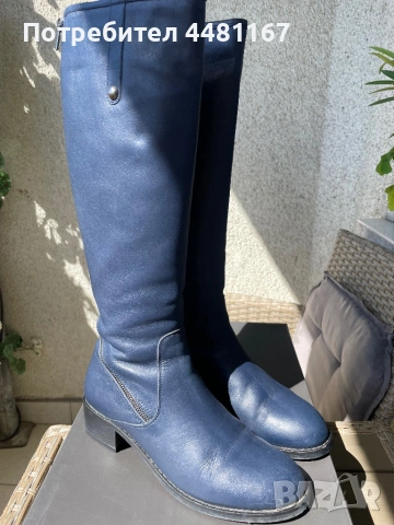 Ботуши от естествена кожа GiAnni, снимка 4 - Дамски ботуши - 53429923