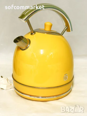 Ретро Кана Swan Retro 2200W (1.8L) – Винтидж бижу за твоята кухня!, снимка 3 - Кани - 55898450
