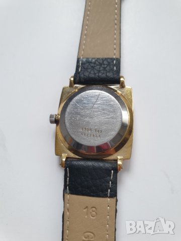 Мъжки позлатен часовник Certina New Art, снимка 4 - Антикварни и старинни предмети - 40718232