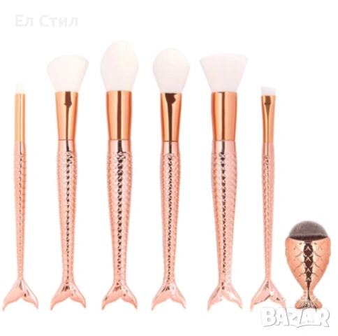 Професионални четки за грим Русалка HZS33, снимка 2 - Други - 53866545