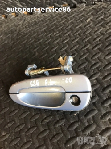 Външна дръжка за предна лява врата син цвят RHD за Mazda 626 (1998-2001), снимка 3 - Части - 53705352