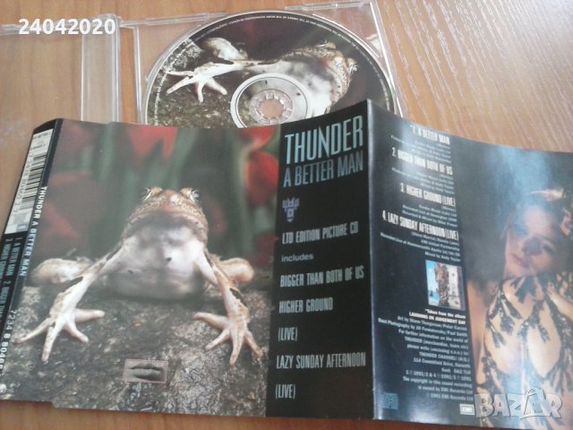 Thunder – A Better Man CD single, снимка 1 - CD дискове - 41703809