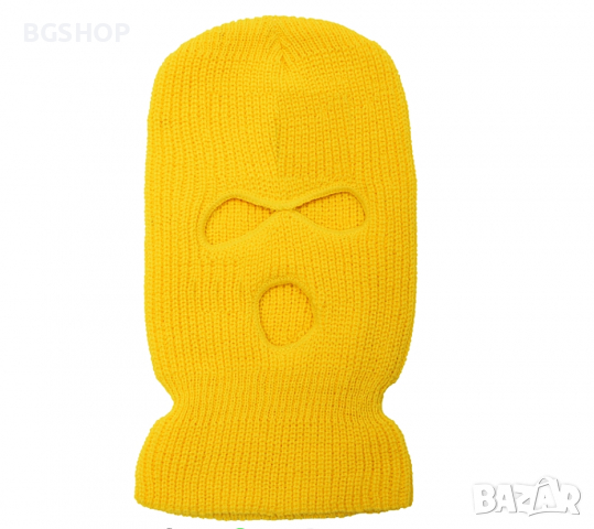  Зимна шапка маска - Yellow Balaclava , снимка 2 - Шапки - 36479147