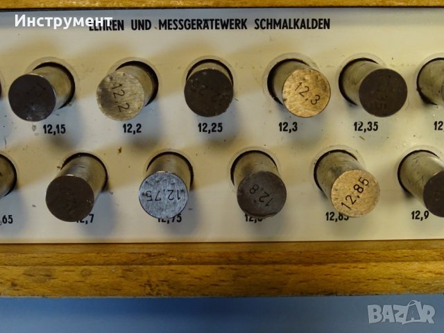 Комплект измервателни цилидрични щифтове Ф12-Ф13 mm dia calipers, снимка 2 - Други инструменти - 41226693