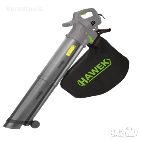 Листосъбирач HAWEK 3500W – 3 в 1: Издухване, Засмукване и Раздробяване + 2 Торби по 45L, снимка 2 - Градинска техника - 56154933