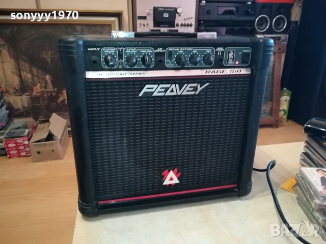 PEAVEY RAGE158 TRANS TUBE-УСИЛВАТЕЛ-КУБЕ ВНОС SWISS 2202241557, снимка 5 - Ресийвъри, усилватели, смесителни пултове - 44418809