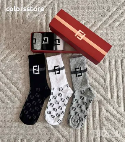 Луксозни мъжки чорапи Fendi-IM63m