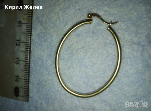 ГОЛЯМА СРЕБЪРНА КЛАСИЧЕСКИ СТИЛЕН АРТ МОДЕЛ ОБЕЦА СРЕБРО 925 ОБИЦА 40149, снимка 7 - Обеци - 42450893