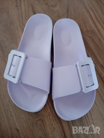 Джапанки от EVA пяна Нови- 37 номер, стелка 23см, снимка 2 - Джапанки - 53760468