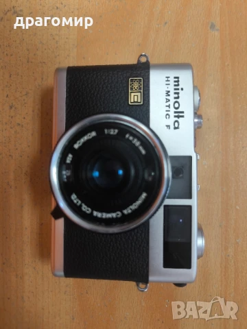 MINOLTA HI-MATIC F, снимка 3 - Фотоапарати - 50694922