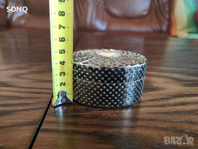 Уникално Красив Посребрен Комплект Рамка За  Снимка И Кутия За Бижута, снимка 14 - Антикварни и старинни предмети - 36363605