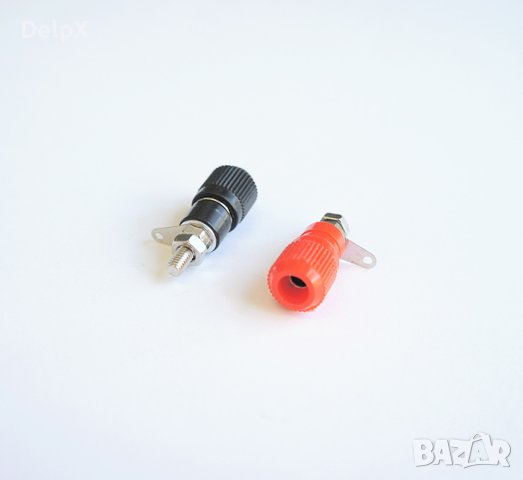 Букса гнездо за панелен монтаж дълга банан щекер(ж), снимка 1