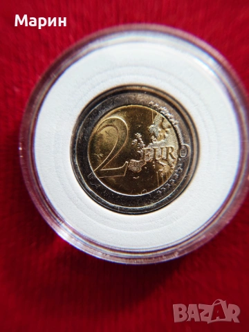 2 евро  Италия 2021 „Рим – столица“ с голям  дефект-липсват 4 звезди, снимка 9 - Нумизматика и бонистика - 51953419