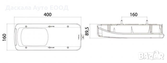 1 бр. стоп стопове с крушки за ДАФ DAF с HDSCS букса, снимка 2 - Аксесоари и консумативи - 36058433
