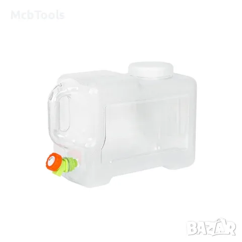 22L Прозрачна туба за вода с кранче за къмпинг каравана кемпер ремарке