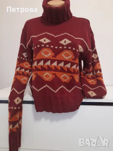 Дебел и топъл пуловер с поло яка Street One, снимка 1