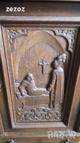 Шкаф ретро Готика , снимка 5 - Шкафове - 52624126