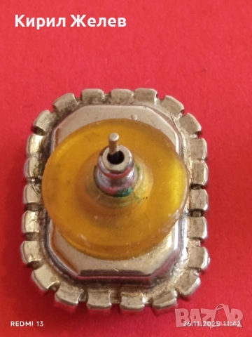 Обеци с черни камъни ОНИКС и диаманти закопчаване тип пиронче 37585, снимка 3 - Обеци - 52546529