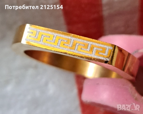 Мъжки пръстен ,позлата., снимка 5 - Пръстени - 51676516
