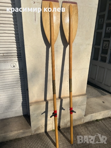 немски дървени гребла за лодка, снимка 6 - Водни спортове - 52772655