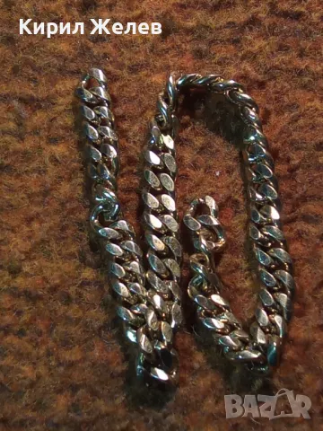 СТАРА ЗДРАВА РЕТРО ПЛЕТКА ПОЗЛАТЕНА МЕДНА ВЕРИЖКА КЮСТЕК СИНДЖИР 37377, снимка 10 - Антикварни и старинни предмети - 47316032