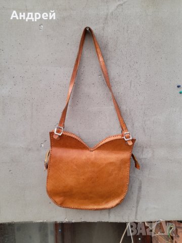 Стара дамска кожена чанта #18, снимка 3 - Антикварни и старинни предмети - 41964607