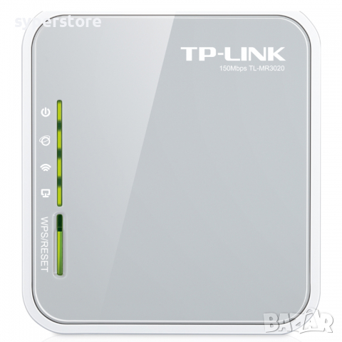 Рутер безжичен  Router TP-Link TL-MR3020 Wi-Fi N 3G / 4G 150Mbps компактен преносим рутер, снимка 4 - Рутери - 36268087