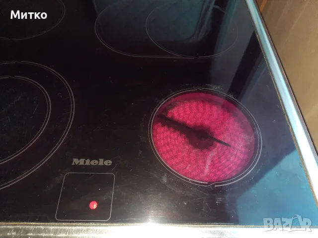 Готварска печка Миеле MIELE H 251 с керамични котлони вградена в Шкаф от МДФ, снимка 12 - Печки, фурни - 56184735