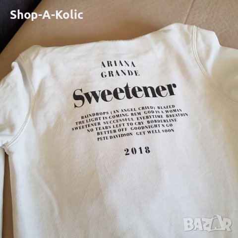 H&M X Ariana Grande Sweetener Grandaritour Inc. 2018 Hoodie, снимка 4 - Суичъри - 38696662