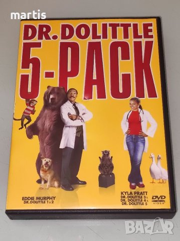 Doctor Dolittle 1-5 DVD, снимка 1 - DVD филми - 41207381