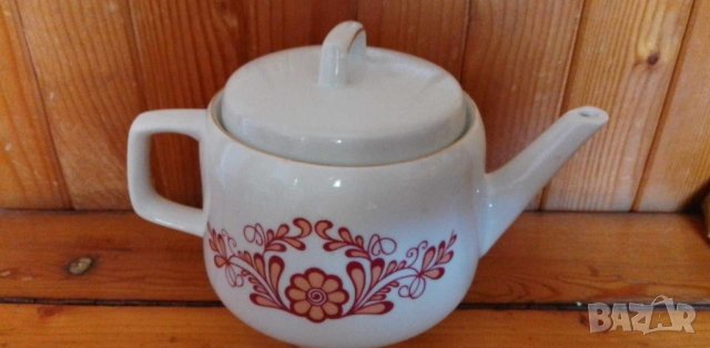 Порцеланов чайник, снимка 6 - Сервизи - 41496498