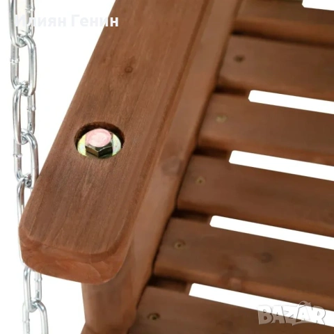 Градинска дървена люлка Outsunny , снимка 4 - Градински мебели, декорация  - 53701587