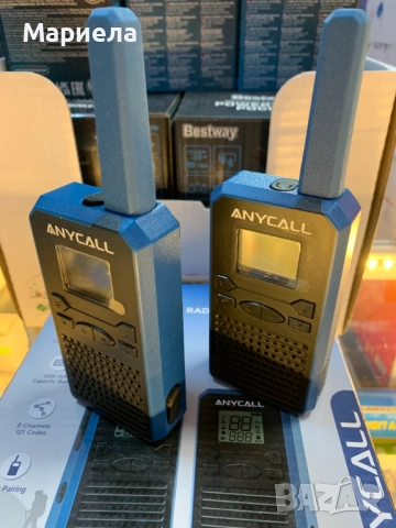 Уоки-токи с 8 канала и 121 кода за поверителност / LCD дисплей / Радио, снимка 9 - Друга електроника - 51890131