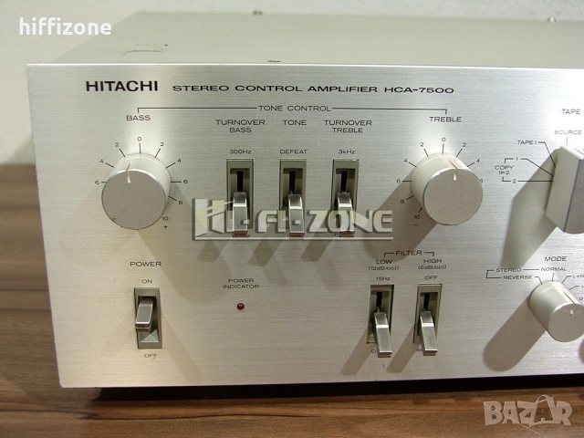  Предусилвател Hitachi hca-7500 , снимка 3 - Ресийвъри, усилватели, смесителни пултове - 53694398