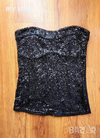 Бюстие с пайети,размер С