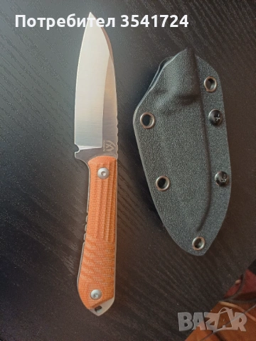 Нов нож стомана Sandvik 14С28N , снимка 5 - Ножове - 53657836