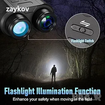 бинокъл за нощно виждане, 4K 48MP 2500mAh

, снимка 3 - Екипировка - 48468308