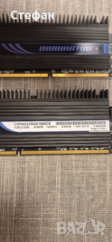 Corsair dominator DDR3 4GB (2X2GB) 1600MHz рам памет