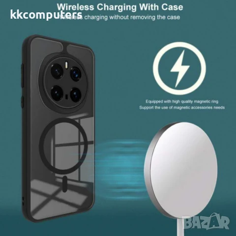 Honor Magic7 Pro 5G Удароустойчив IMAK2 MagSafe Силиконов Калъф и Протектор, снимка 6 - Калъфи, кейсове - 51366919