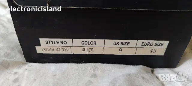 Чисто нови официални черни кожени обувки марка Propeller, купувани от Англия, номер 43 , снимка 5 - Официални обувки - 49451769