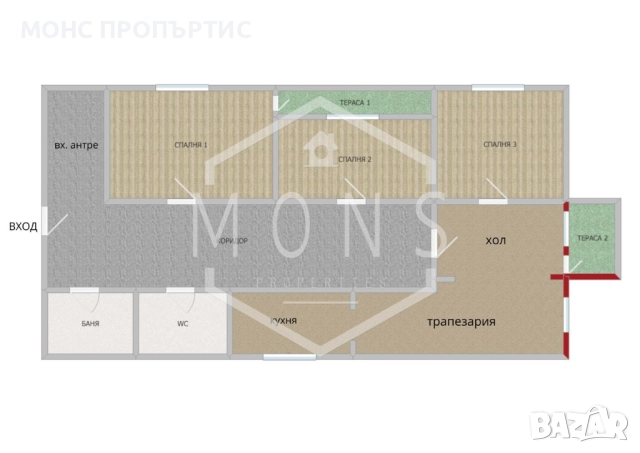 Четиристаен обзаведен апартамент в центъра на гр. Велико Търново., снимка 15 - Апартаменти - 51430076