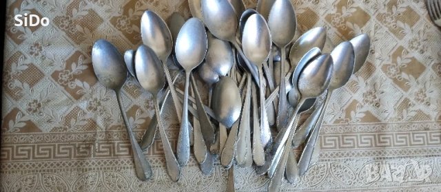Лот алуминиеви 27 лъжици и 33 вилици, снимка 2 - Прибори за хранене, готвене и сервиране - 50846148