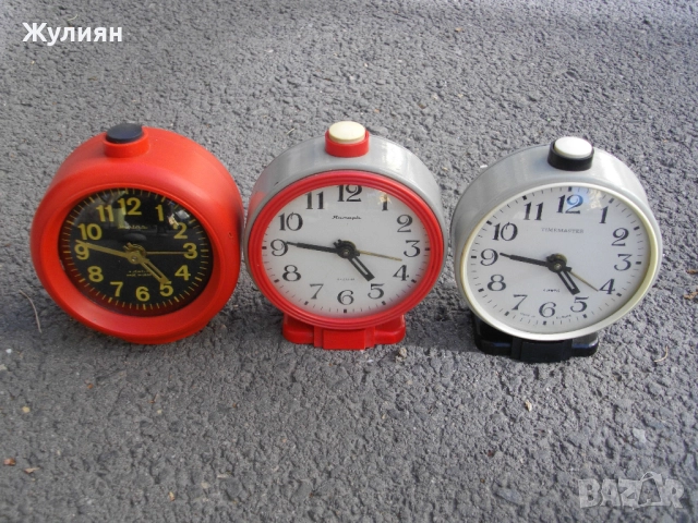 ЛОТ БУДИЛНИЦИ ЯНТАР, снимка 2 - Антикварни и старинни предмети - 51465728